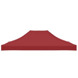 Toit de tente de réception 4,5x3 m Bordeaux 270 g/m² 559000559000