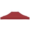 Toit de tente de réception 4,5x3 m Bordeaux 270 g/m² 559000559000