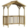 Abri de barbecue 163,5x93x210 cm Bois de pin imprégné 559001559001