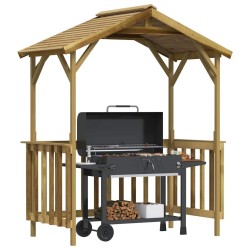 Abri de barbecue 163,5x93x210 cm Bois de pin imprégné 559001559001