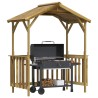 Abri de barbecue 163,5x93x210 cm Bois de pin imprégné 559001559001