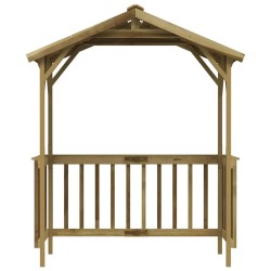 Abri de barbecue 163,5x93x210 cm Bois de pin imprégné 559001559001