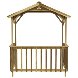 Abri de barbecue 163,5x93x210 cm Bois de pin imprégné 559001559001