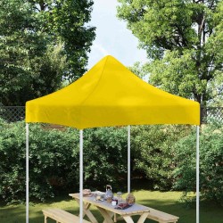 Toit de tente de réception 2x2 m Jaune 270 g/m²  559003559003