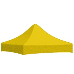 Toit de tente de réception 2x2 m Jaune 270 g/m²  559003559003