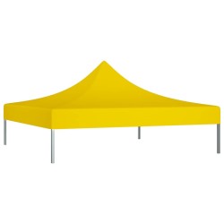 Toit de tente de réception 2x2 m Jaune 270 g/m²  559003559003