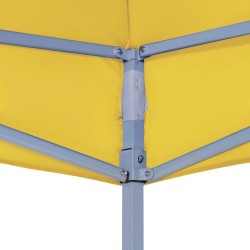 Toit de tente de réception 2x2 m Jaune 270 g/m²  559003559003