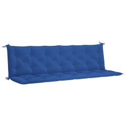 Coussin de banc de jardin bleu 200x(50+50)x7 cm tissu oxford 559017559017