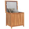Boîte de rangement de jardin 60x50x58 cm Bois de teck solide 559018559018