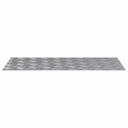 Nez de marche Rectangulaire 4 pcs Argenté 90 x 40 cm Aluminium 559020559020