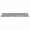 Nez de marche Rectangulaire 2 pcs Argenté 90 x 40 cm Aluminium 559025559025