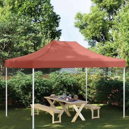 Toit de tente de réception 4,5x3 m Terre cuite 270 g/m² 559026559026