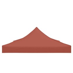 Toit de tente de réception 4,5x3 m Terre cuite 270 g/m² 559026559026
