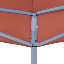 Toit de tente de réception 4,5x3 m Terre cuite 270 g/m² 559026559026