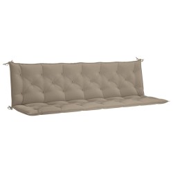 Coussin de banc de jardin taupe 200x(50+50)x7 cm tissu oxford 559038559038