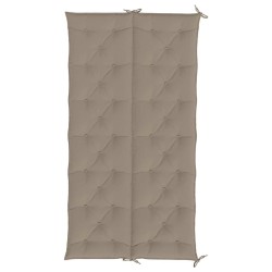 Coussin de banc de jardin taupe 200x(50+50)x7 cm tissu oxford 559038559038