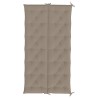 Coussin de banc de jardin taupe 200x(50+50)x7 cm tissu oxford 559038559038