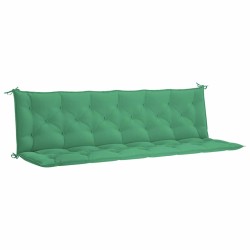Coussin de banc de jardin vert 200x(50+50)x7 cm tissu oxford 559039559039