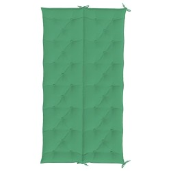 Coussin de banc de jardin vert 200x(50+50)x7 cm tissu oxford 559039559039