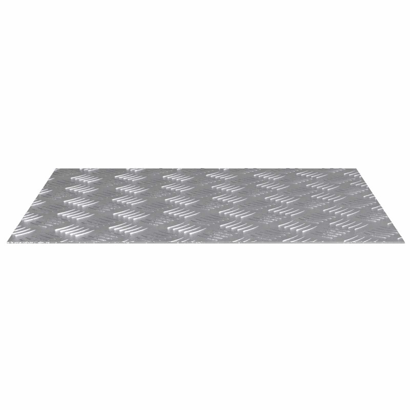 Nez de marche Rectangulaire 4 pcs Argenté 60 x 50 cm Aluminium 559045559045