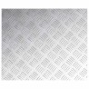 Nez de marche Rectangulaire 4 pcs Argenté 60 x 50 cm Aluminium 559045559045