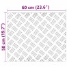 Nez de marche Rectangulaire 4 pcs Argenté 60 x 50 cm Aluminium 559045559045
