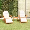 Ensemble de salon de jardin Adirondack 3 pcs bois acacia solide 559049559049