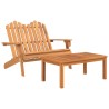 Ensemble de salon de jardin Adirondack 4 pcs bois acacia solide 559052559052