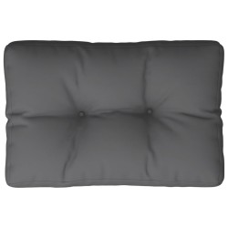Coussin de palette anthracite 60x40x12 cm tissu 559054559054