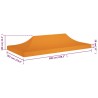 Toit de tente de réception 6x3 m Orange 270 g/m² 559055559055