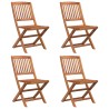 Ensemble à manger de jardin 5 pcs Bois d'acacia solide 559059559059