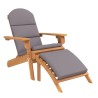 Ensemble de salon de jardin Adirondack 3 pcs bois acacia solide 559061559061