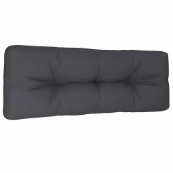Coussin de palette anthracite 120x40x12 cm tissu 559062559062