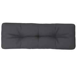 Coussin de palette anthracite 120x40x12 cm tissu 559062559062