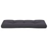 Coussin de palette anthracite 120x40x12 cm tissu 559062559062
