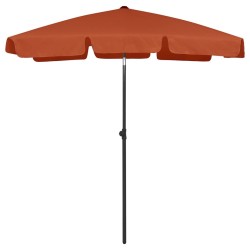 Parasol de plage terre cuite 180x120 cm 559063559063