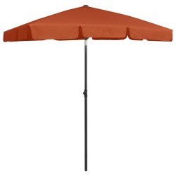 Parasol de plage terre cuite 180x120 cm 559063559063
