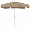 Parasol de plage taupe 200x125 cm 559066559066