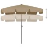 Parasol de plage taupe 200x125 cm 559066559066