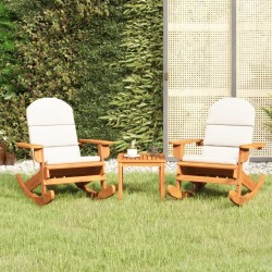 Ensemble de salon de jardin Adirondack 3 pcs bois acacia solide 559074559074