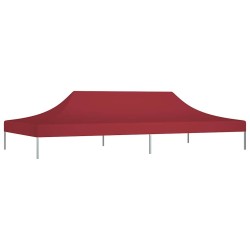 Toit de tente de réception 6x3 m Bordeaux 270 g/m² 559078559078