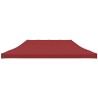Toit de tente de réception 6x3 m Bordeaux 270 g/m² 559078559078