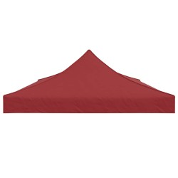 Toit de tente de réception 6x3 m Bordeaux 270 g/m² 559078559078