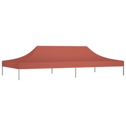 Toit de tente de réception 6x3 m Terre cuite 270 g/m² 559083559083