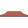Toit de tente de réception 6x3 m Terre cuite 270 g/m² 559083559083