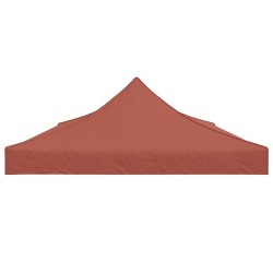 Toit de tente de réception 6x3 m Terre cuite 270 g/m² 559083559083