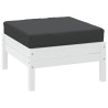 Coussin de palette noir 60x60x6 cm tissu oxford 559096559096