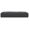 Coussin de palette noir 60x60x6 cm tissu oxford 559096559096