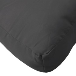 Coussin de palette noir 60x60x6 cm tissu oxford 559096559096