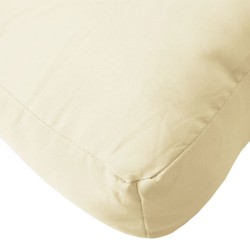 Coussin de palette crème 60x60x6 cm tissu oxford 559098559098